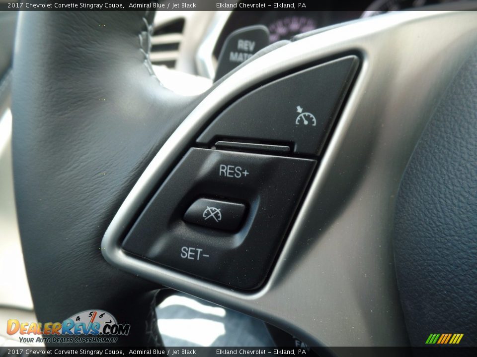 2017 Chevrolet Corvette Stingray Coupe Admiral Blue / Jet Black Photo #26