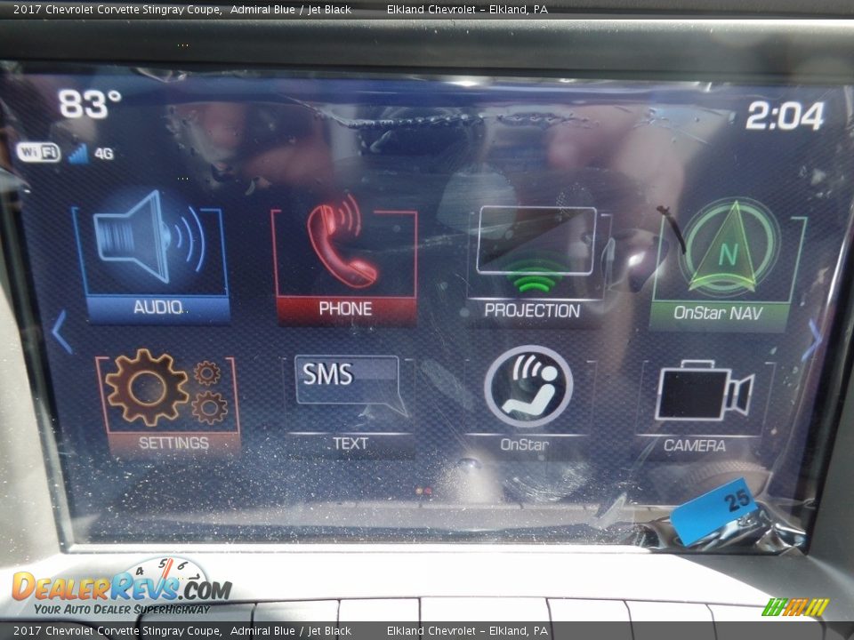 2017 Chevrolet Corvette Stingray Coupe Admiral Blue / Jet Black Photo #31