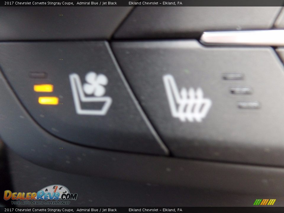 2017 Chevrolet Corvette Stingray Coupe Admiral Blue / Jet Black Photo #33