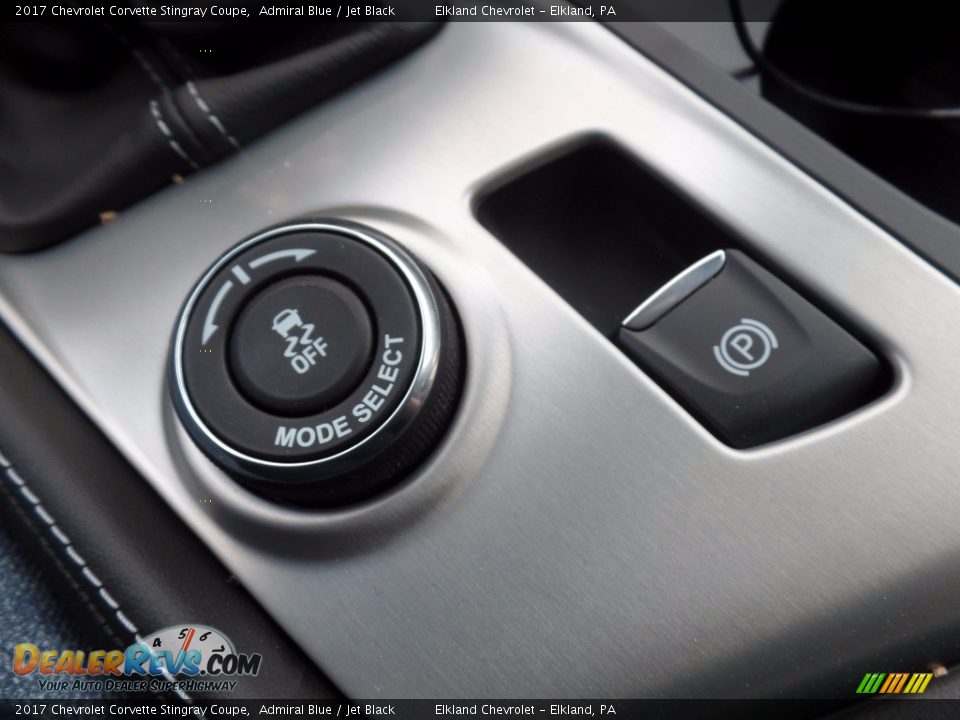 2017 Chevrolet Corvette Stingray Coupe Admiral Blue / Jet Black Photo #36