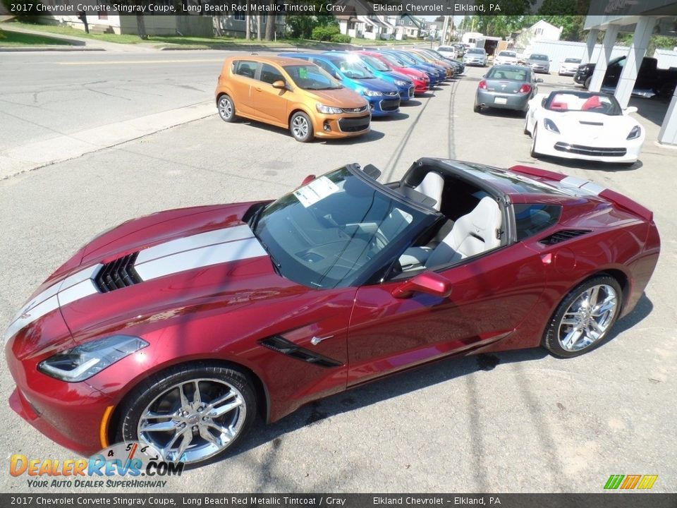 2017 Chevrolet Corvette Stingray Coupe Long Beach Red Metallic Tintcoat / Gray Photo #1