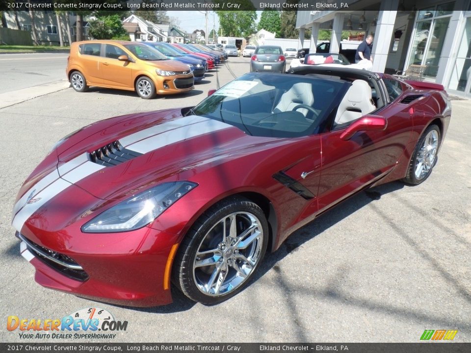 2017 Chevrolet Corvette Stingray Coupe Long Beach Red Metallic Tintcoat / Gray Photo #2