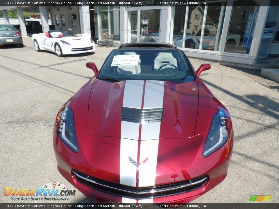 2017 Chevrolet Corvette Stingray Coupe Long Beach Red Metallic Tintcoat / Gray Photo #3