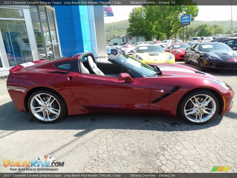 2017 Chevrolet Corvette Stingray Coupe Long Beach Red Metallic Tintcoat / Gray Photo #5