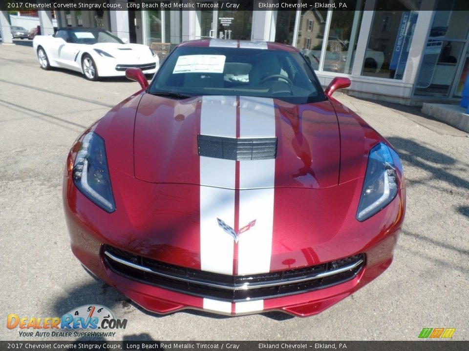 2017 Chevrolet Corvette Stingray Coupe Long Beach Red Metallic Tintcoat / Gray Photo #12