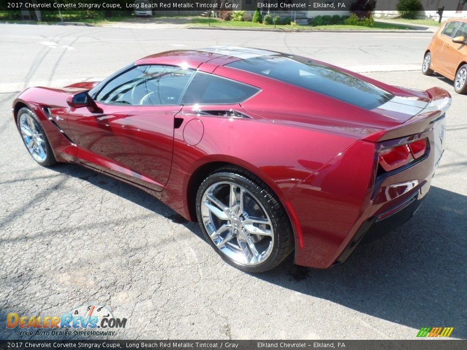 2017 Chevrolet Corvette Stingray Coupe Long Beach Red Metallic Tintcoat / Gray Photo #15