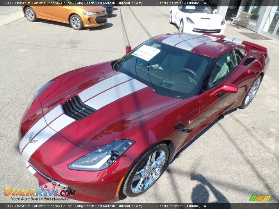 2017 Chevrolet Corvette Stingray Coupe Long Beach Red Metallic Tintcoat / Gray Photo #20
