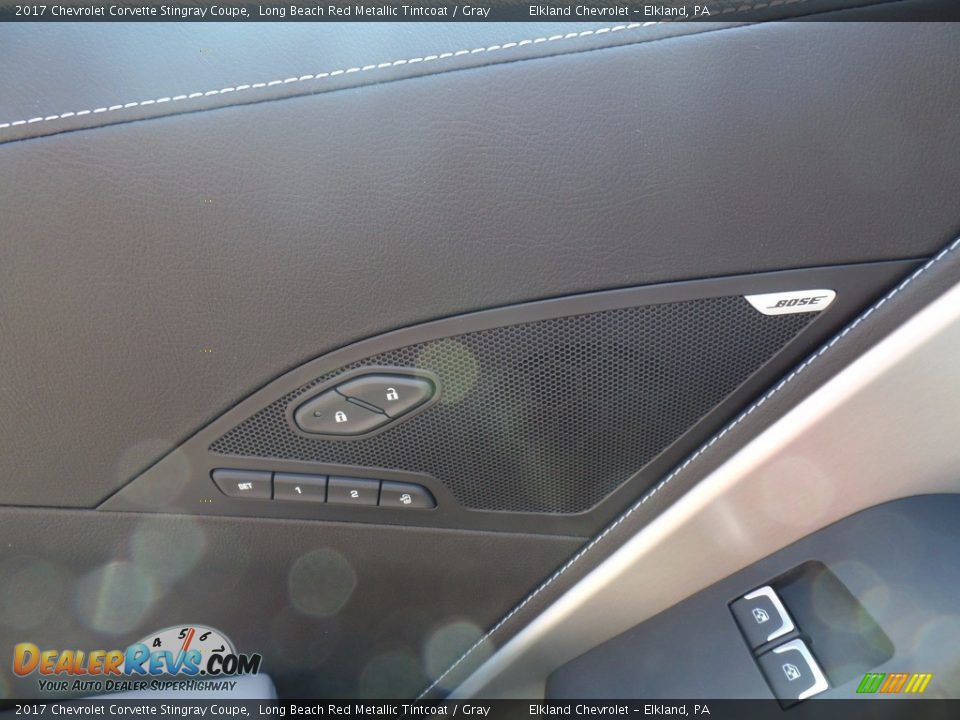 2017 Chevrolet Corvette Stingray Coupe Long Beach Red Metallic Tintcoat / Gray Photo #23