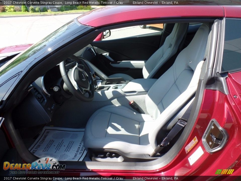 2017 Chevrolet Corvette Stingray Coupe Long Beach Red Metallic Tintcoat / Gray Photo #24