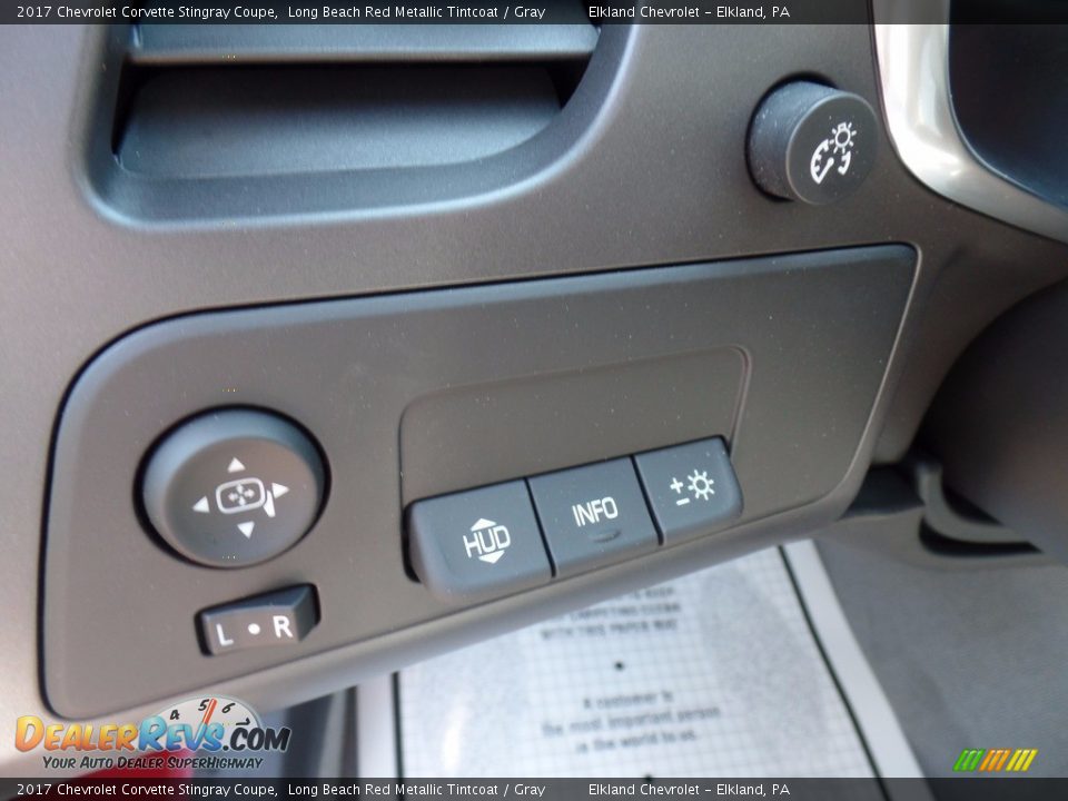 2017 Chevrolet Corvette Stingray Coupe Long Beach Red Metallic Tintcoat / Gray Photo #30