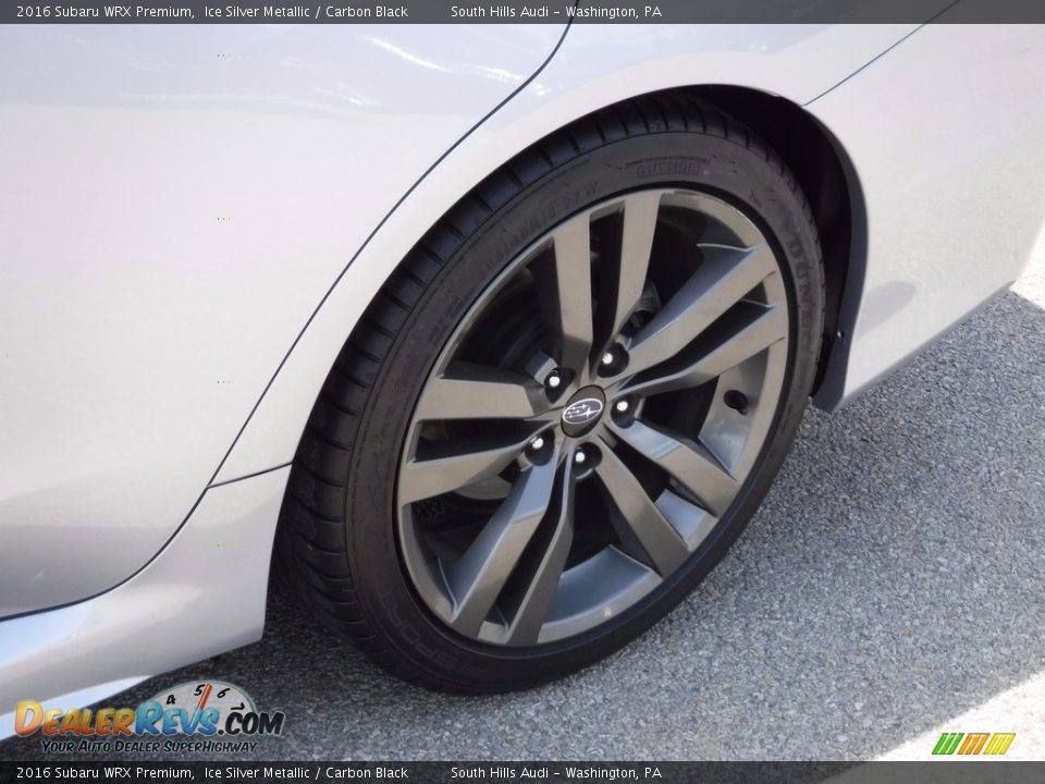 2016 Subaru WRX Premium Ice Silver Metallic / Carbon Black Photo #5