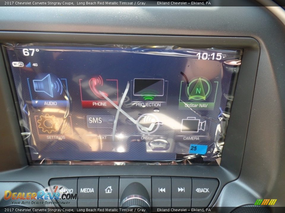 2017 Chevrolet Corvette Stingray Coupe Long Beach Red Metallic Tintcoat / Gray Photo #34