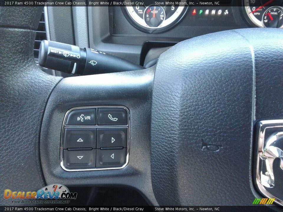 2017 Ram 4500 Tradesman Crew Cab Chassis Bright White / Black/Diesel Gray Photo #12