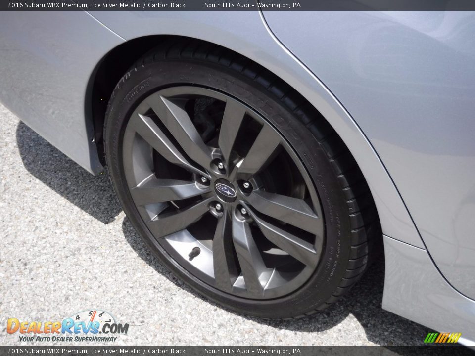 2016 Subaru WRX Premium Ice Silver Metallic / Carbon Black Photo #11