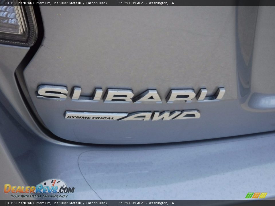 2016 Subaru WRX Premium Ice Silver Metallic / Carbon Black Photo #16