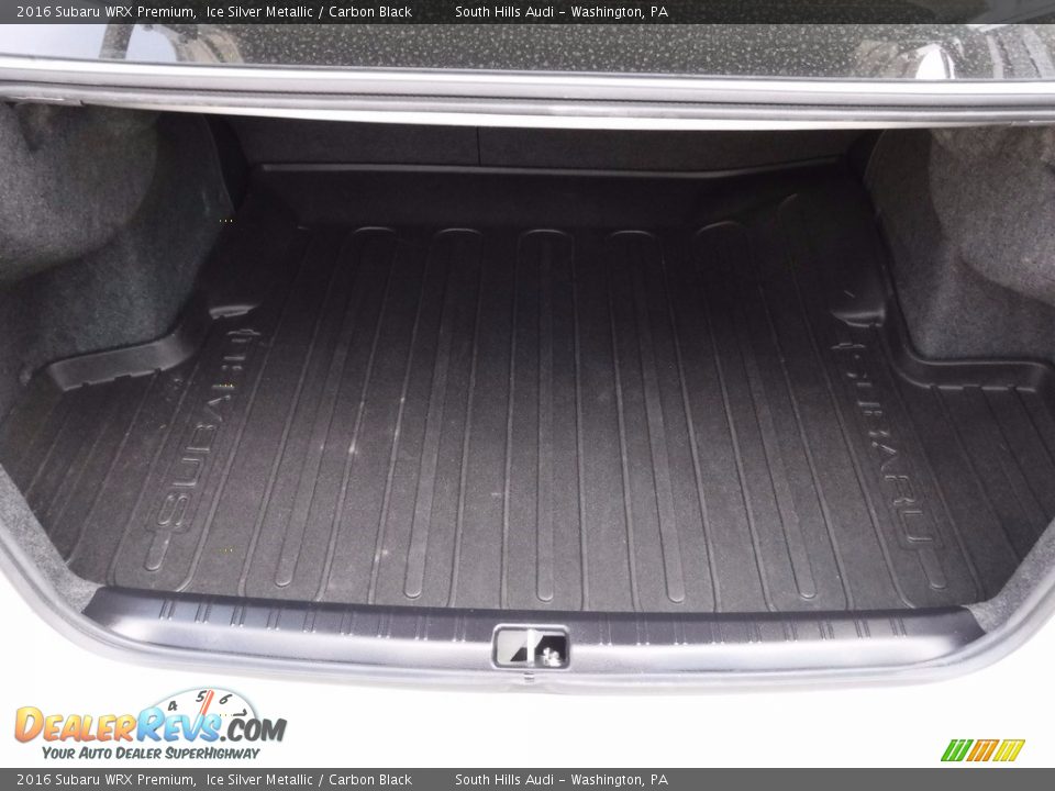 2016 Subaru WRX Premium Ice Silver Metallic / Carbon Black Photo #32