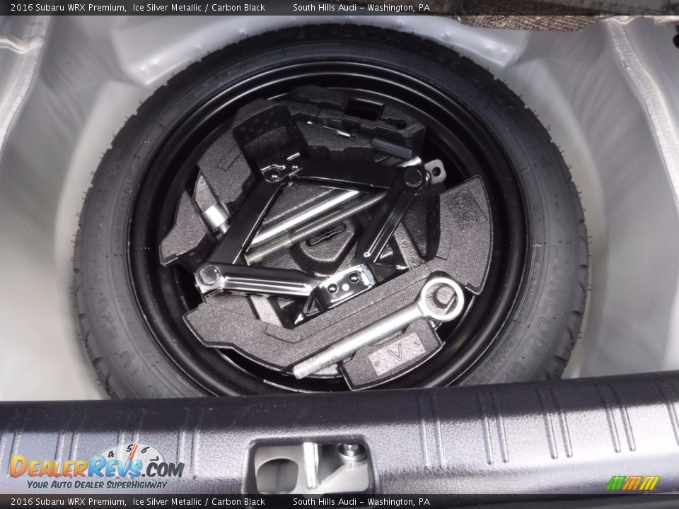 2016 Subaru WRX Premium Ice Silver Metallic / Carbon Black Photo #33