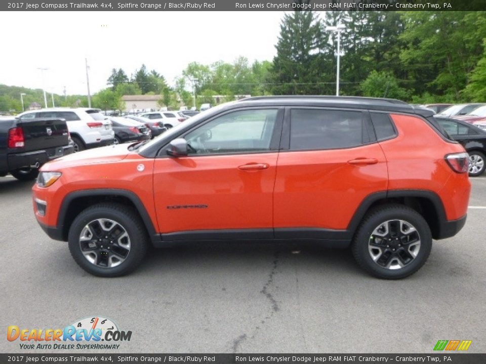 Spitfire Orange 2017 Jeep Compass Trailhawk 4x4 Photo #2
