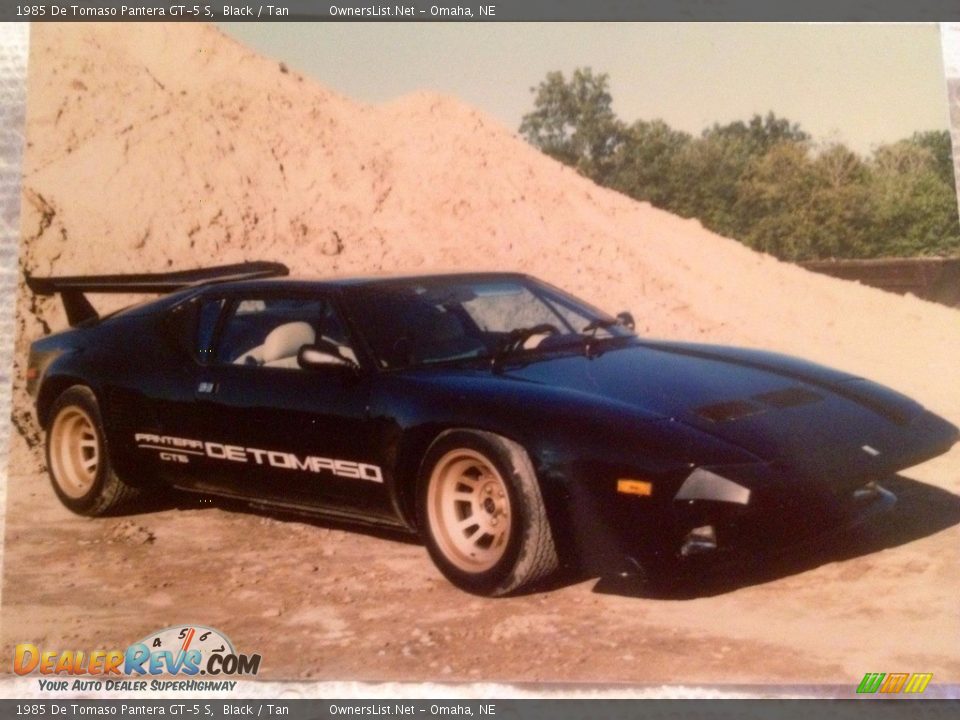 1985 DeTomaso Pantera GT5-S Black / Tan Photo #2