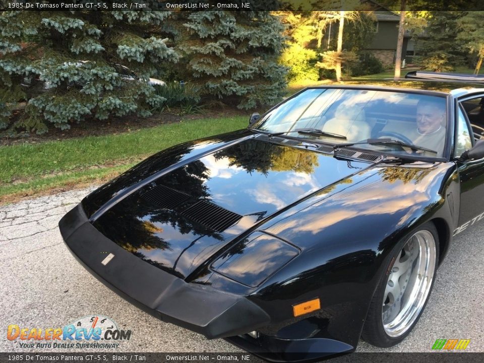 1985 DeTomaso Pantera GT5-S Black / Tan Photo #4