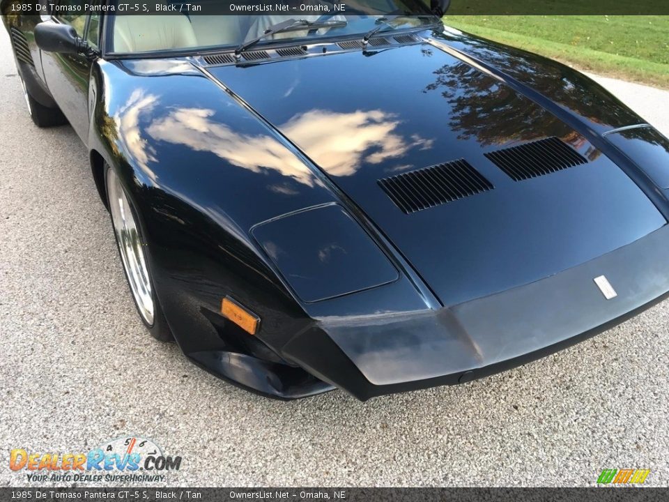 1985 DeTomaso Pantera GT5-S Black / Tan Photo #5