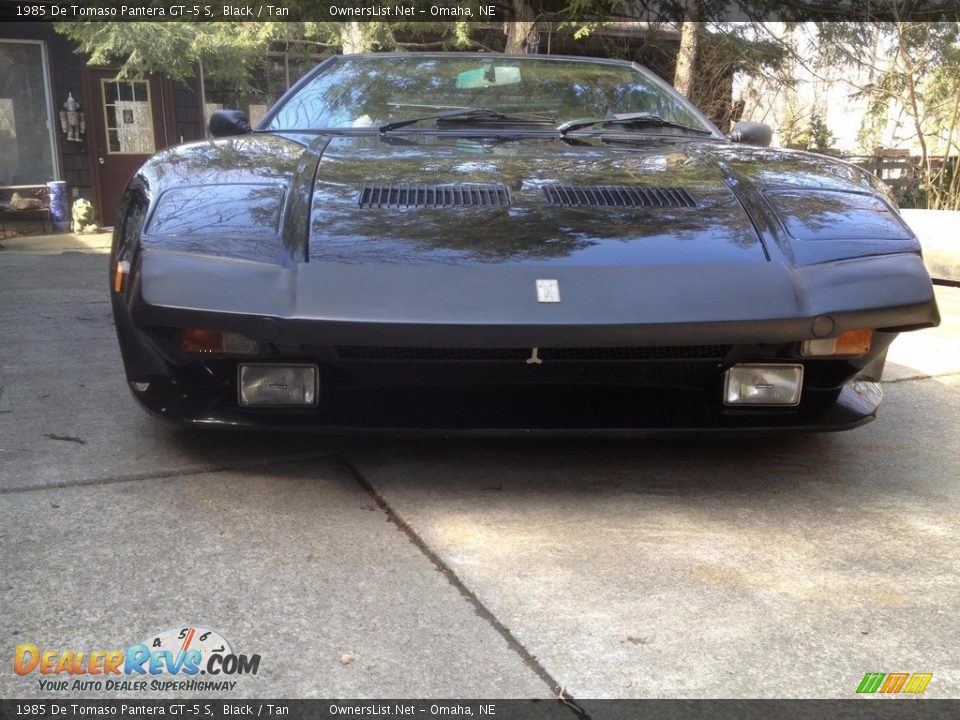 1985 DeTomaso Pantera GT5-S Black / Tan Photo #6