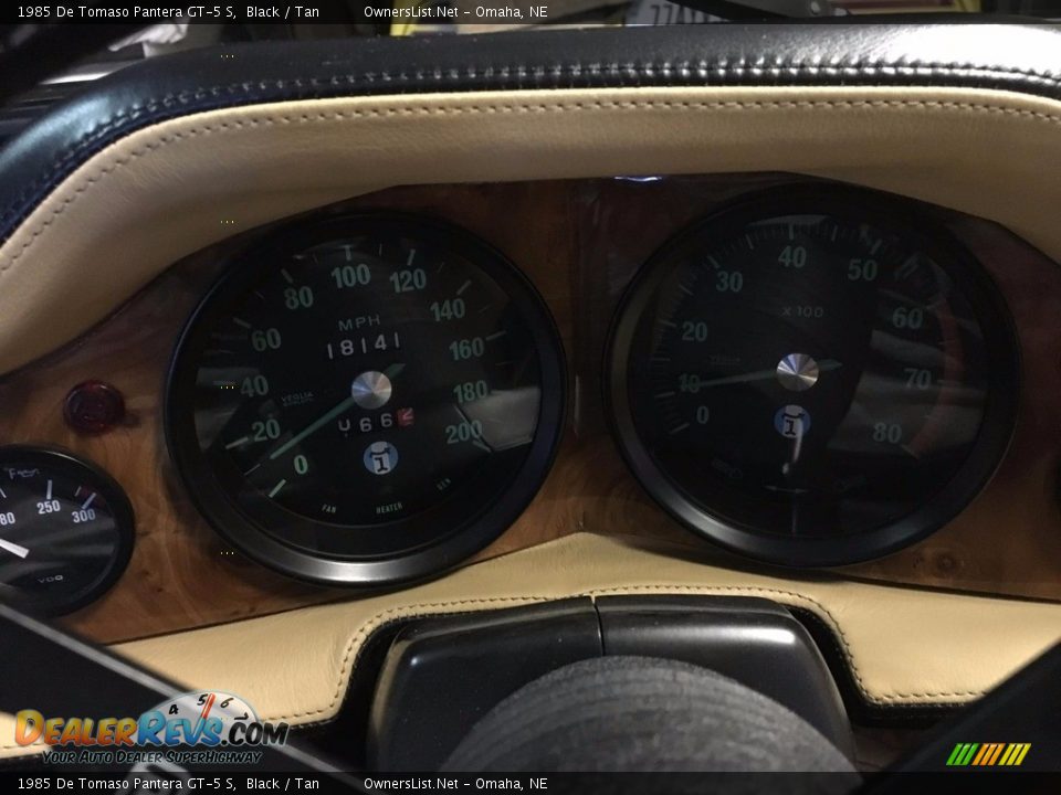 1985 DeTomaso Pantera GT5-S Gauges Photo #11