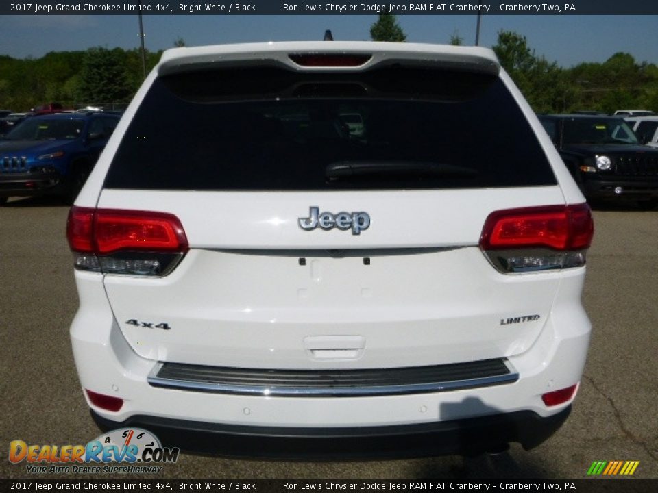 2017 Jeep Grand Cherokee Limited 4x4 Bright White / Black Photo #4