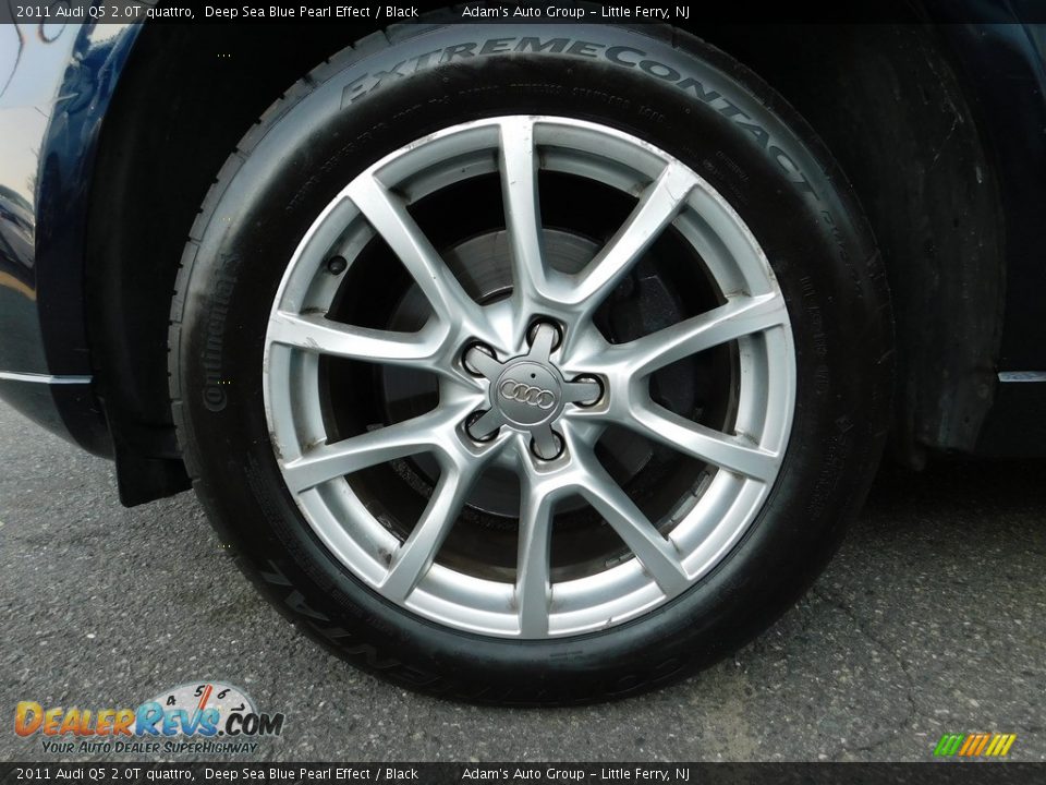 2011 Audi Q5 2.0T quattro Deep Sea Blue Pearl Effect / Black Photo #9