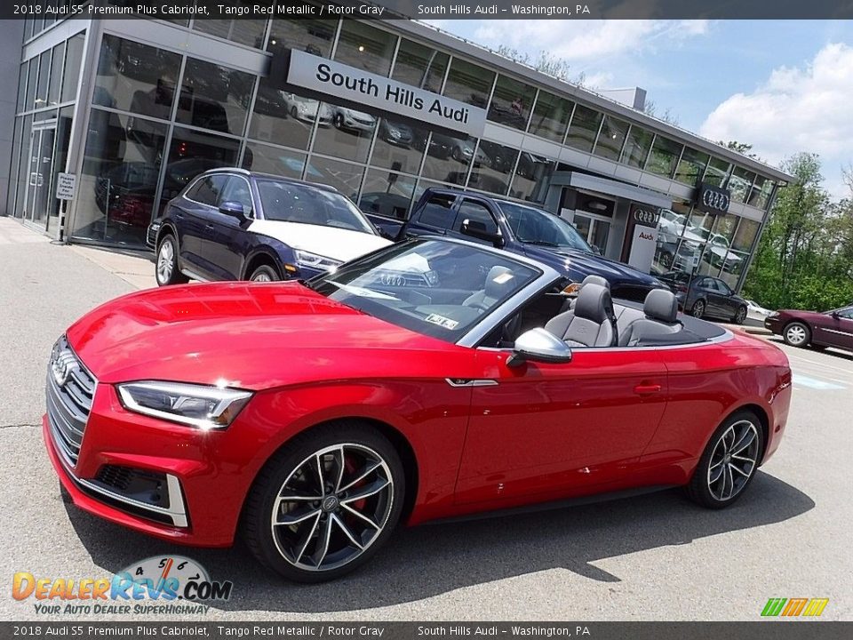 2018 Audi S5 Premium Plus Cabriolet Tango Red Metallic / Rotor Gray Photo #1