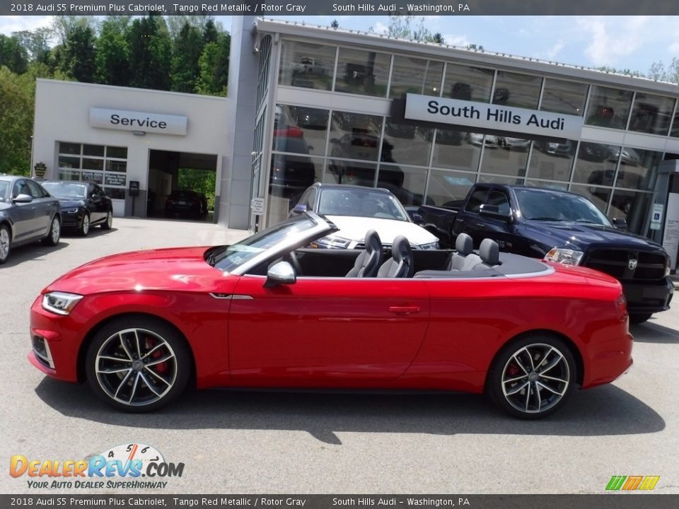 2018 Audi S5 Premium Plus Cabriolet Tango Red Metallic / Rotor Gray Photo #2