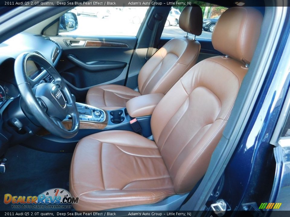 2011 Audi Q5 2.0T quattro Deep Sea Blue Pearl Effect / Black Photo #14
