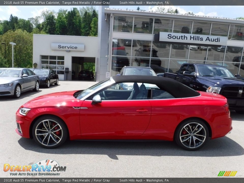 2018 Audi S5 Premium Plus Cabriolet Tango Red Metallic / Rotor Gray Photo #9