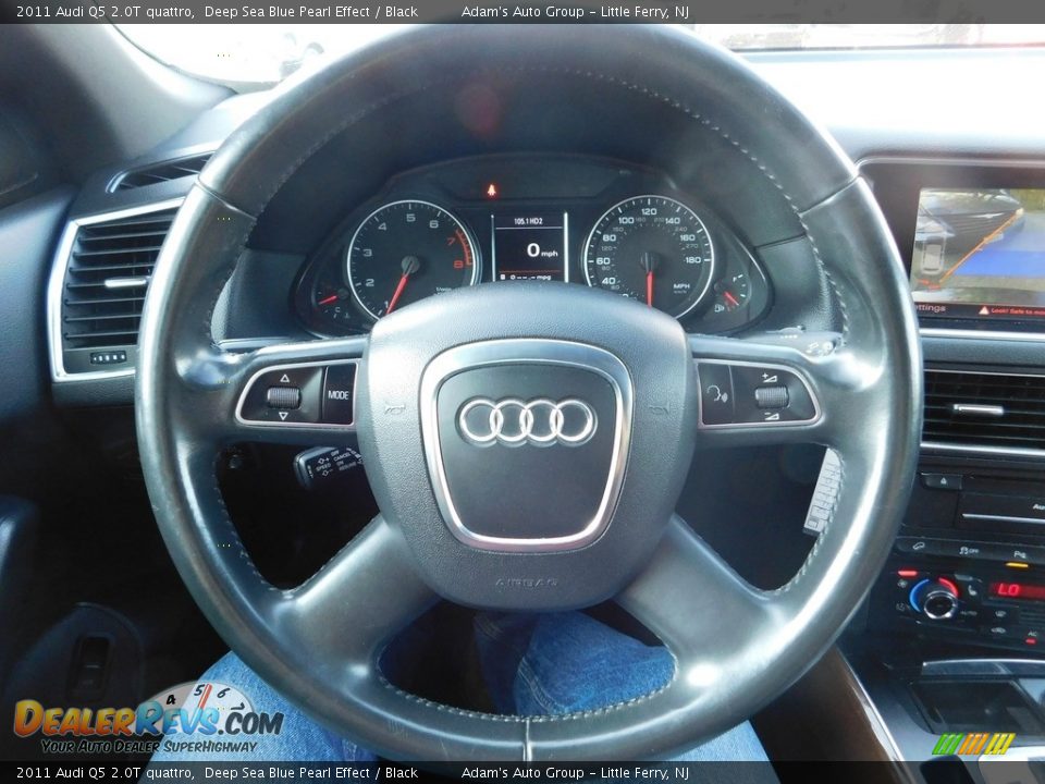 2011 Audi Q5 2.0T quattro Deep Sea Blue Pearl Effect / Black Photo #20