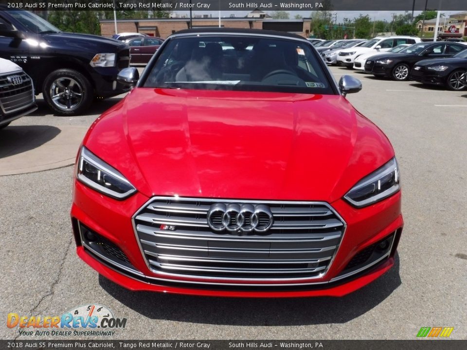 2018 Audi S5 Premium Plus Cabriolet Tango Red Metallic / Rotor Gray Photo #12