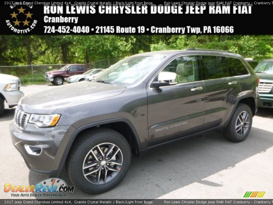 2017 Jeep Grand Cherokee Limited 4x4 Granite Crystal Metallic / Black/Light Frost Beige Photo #1