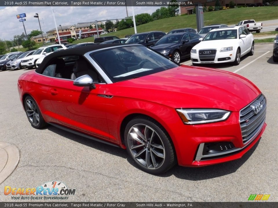 Tango Red Metallic 2018 Audi S5 Premium Plus Cabriolet Photo #13