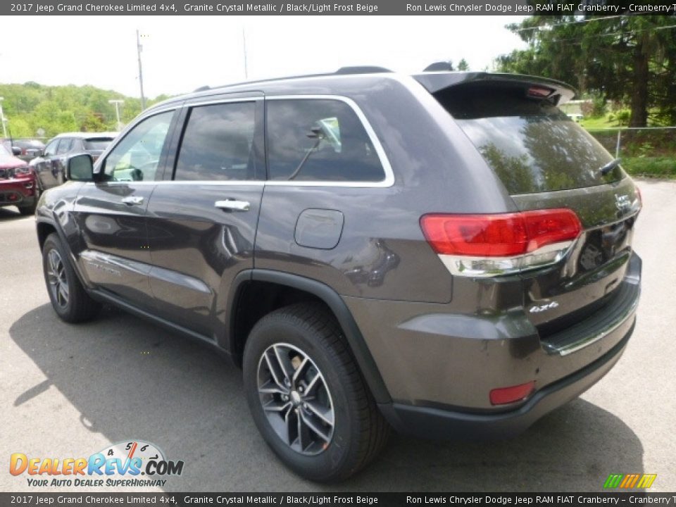 2017 Jeep Grand Cherokee Limited 4x4 Granite Crystal Metallic / Black/Light Frost Beige Photo #3