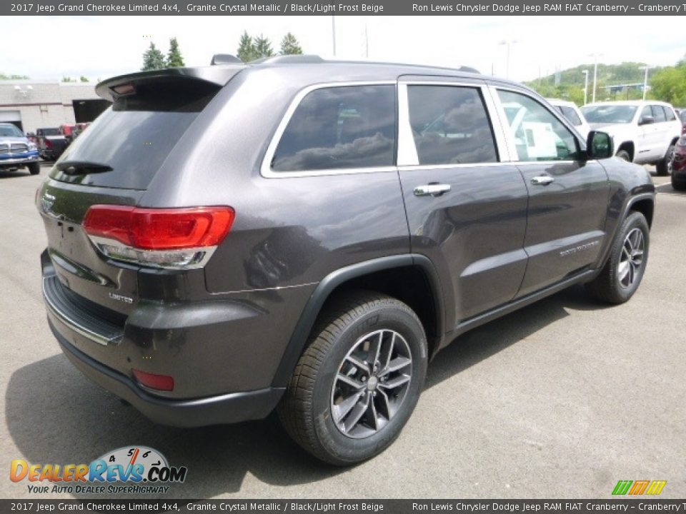 2017 Jeep Grand Cherokee Limited 4x4 Granite Crystal Metallic / Black/Light Frost Beige Photo #5