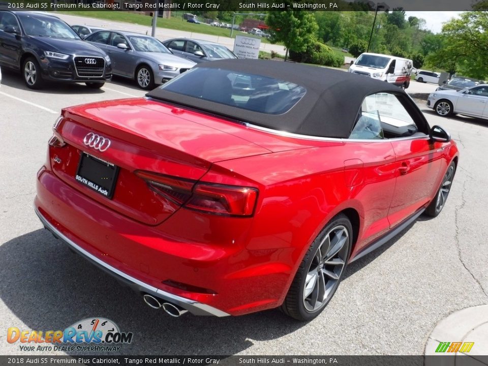 2018 Audi S5 Premium Plus Cabriolet Tango Red Metallic / Rotor Gray Photo #15