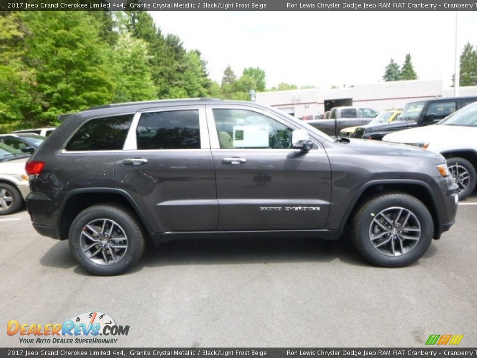 2017 Jeep Grand Cherokee Limited 4x4 Granite Crystal Metallic / Black/Light Frost Beige Photo #6