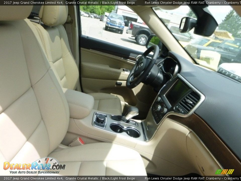 2017 Jeep Grand Cherokee Limited 4x4 Granite Crystal Metallic / Black/Light Frost Beige Photo #7