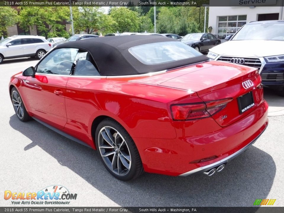 2018 Audi S5 Premium Plus Cabriolet Tango Red Metallic / Rotor Gray Photo #17