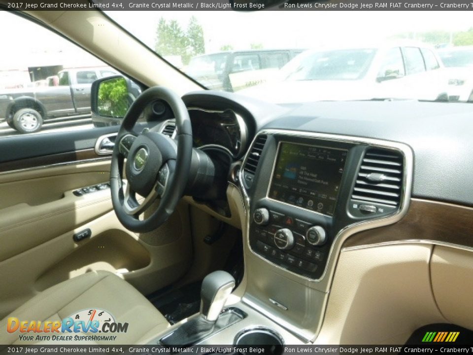 2017 Jeep Grand Cherokee Limited 4x4 Granite Crystal Metallic / Black/Light Frost Beige Photo #8