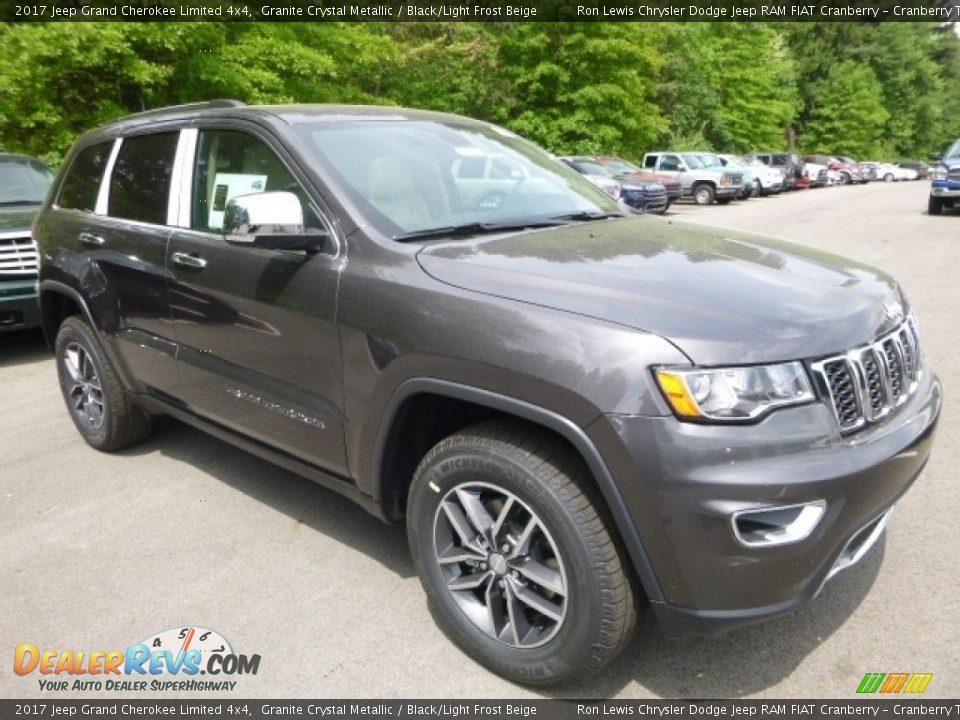 2017 Jeep Grand Cherokee Limited 4x4 Granite Crystal Metallic / Black/Light Frost Beige Photo #10