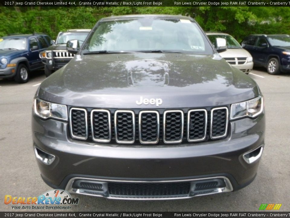2017 Jeep Grand Cherokee Limited 4x4 Granite Crystal Metallic / Black/Light Frost Beige Photo #11
