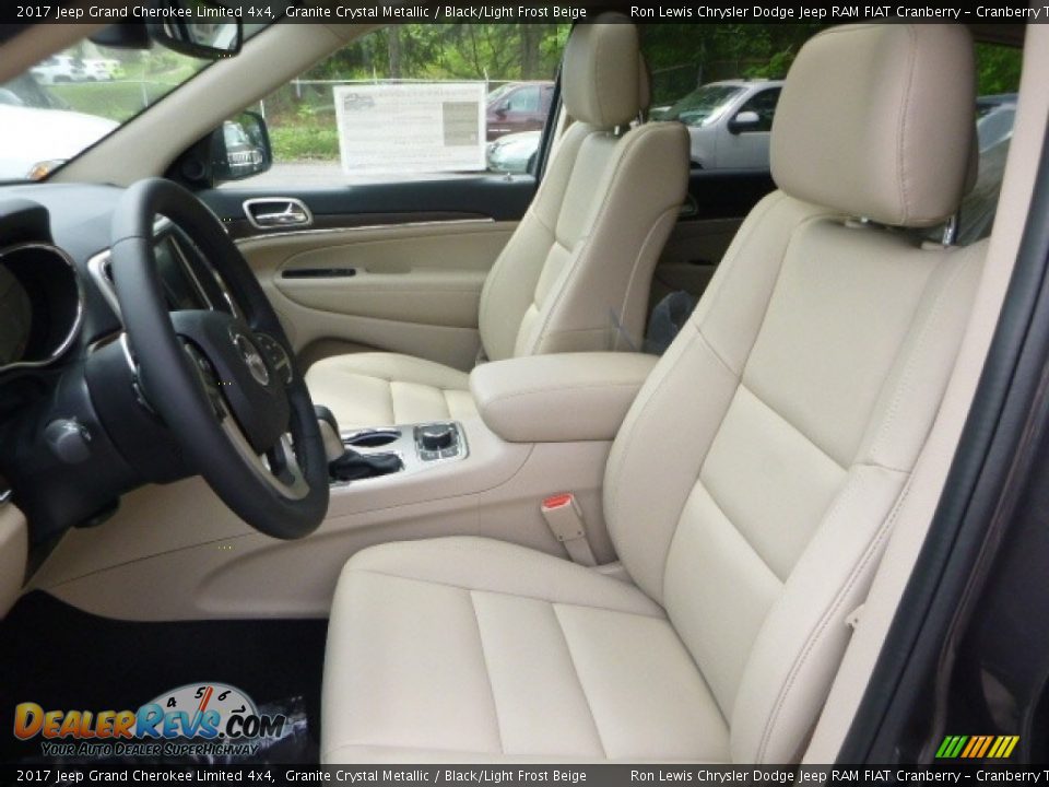 2017 Jeep Grand Cherokee Limited 4x4 Granite Crystal Metallic / Black/Light Frost Beige Photo #12