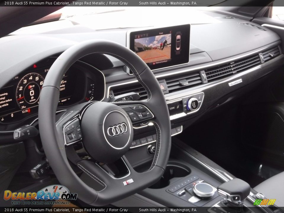 Dashboard of 2018 Audi S5 Premium Plus Cabriolet Photo #22