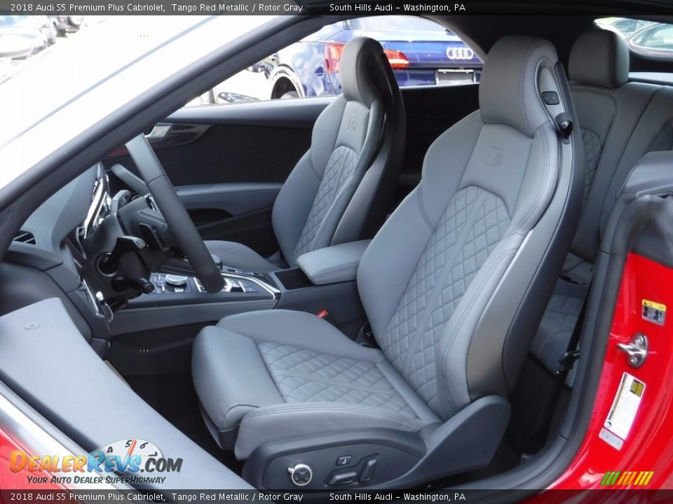 Rotor Gray Interior - 2018 Audi S5 Premium Plus Cabriolet Photo #23