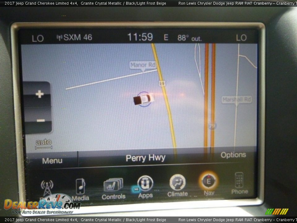 2017 Jeep Grand Cherokee Limited 4x4 Granite Crystal Metallic / Black/Light Frost Beige Photo #16